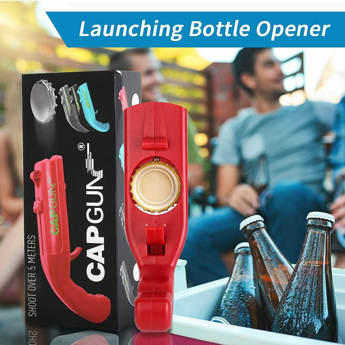 2 Pack Cap Gun Bottle Opener