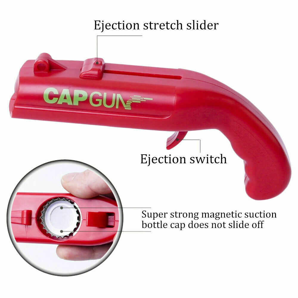 2 Pack Cap Gun Bottle Opener